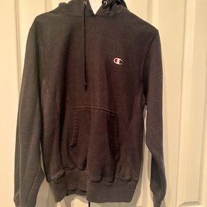 Champion gray hoodie size adult small